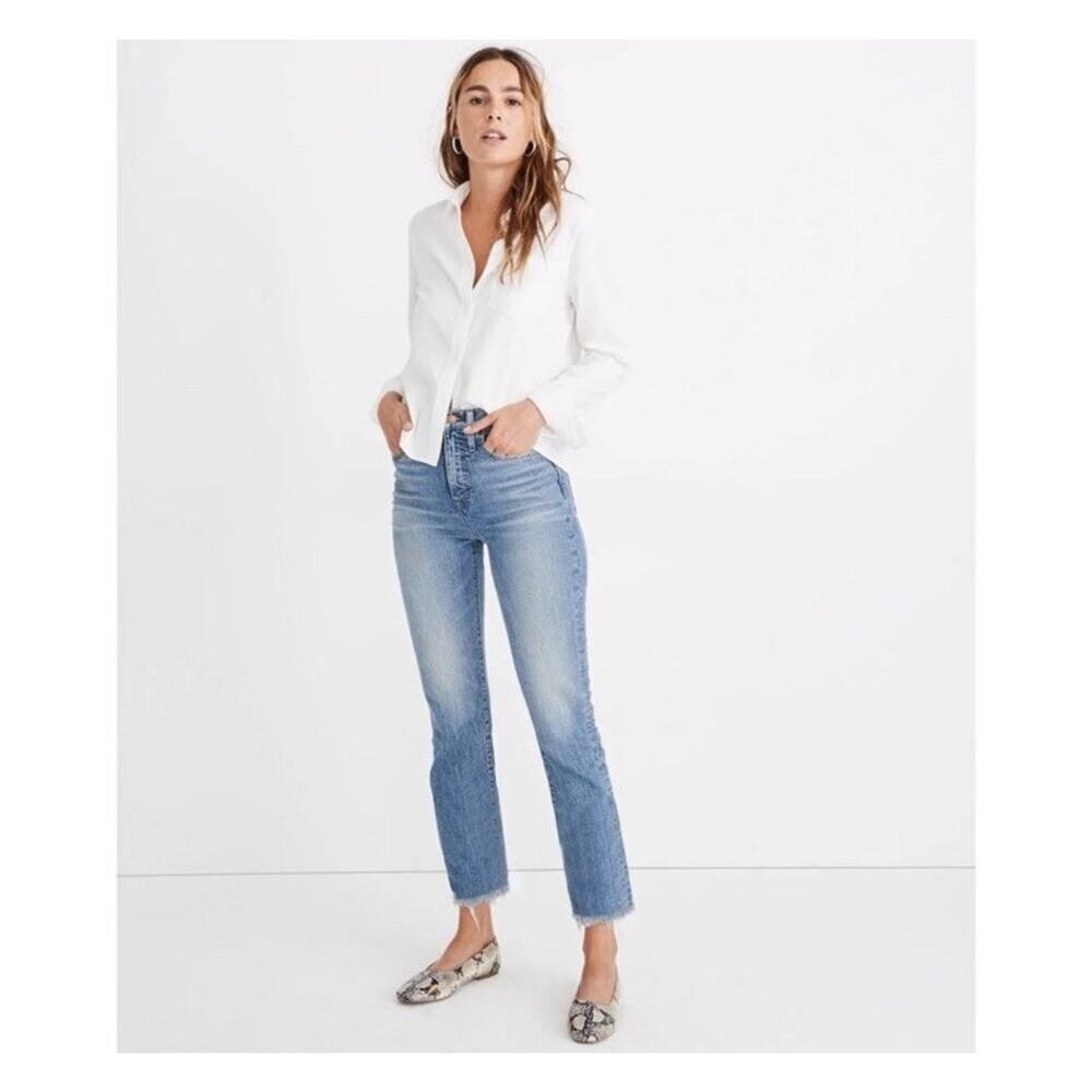 Madewell The Perfect Vintage Jeans Women's Size 26 Blue Ainsworth Wash High Rise